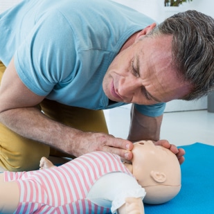 man practicing CPR 1